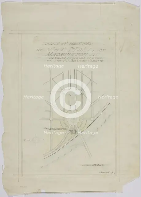 Potomac Round Point, Washington D.C., Sketches, 1909. Creator: Daniel Burnham.