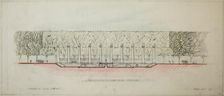 Potomac Round Point, Washington D.C., Section Sketch, 1909. Creator: Daniel Burnham