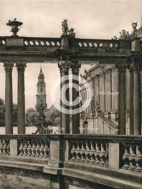 'Potsdam - Town Castle and Garrison Church', 1931. Artist: Kurt Hielscher.
