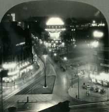 Potsdammer Platz at Night, the Center of Berlin's Gay Night Life, Germany c1930s. Creator: Unknown