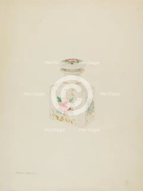 Potpourri Jar, c. 1940. Creator: Frank M Keane.