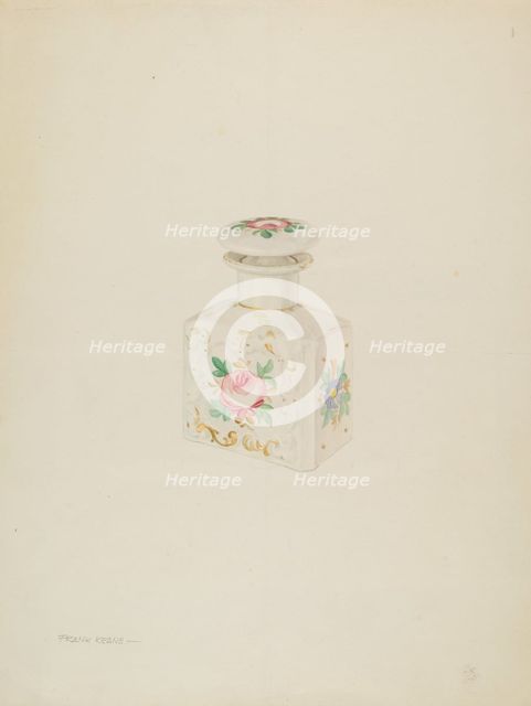 Potpourri Jar, c. 1940. Creator: Frank M Keane.