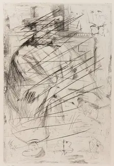 Potrait of a man, 1860. Creator: James Abbott McNeill Whistler