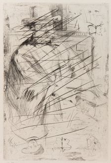 Potrait of a man, 1860. Creator: James Abbott McNeill Whistler