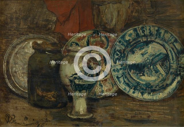 Pots and Dishes, c1870-1890. Creator: Willem Linnig II.