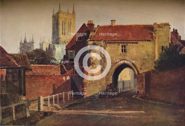 Potter Gate, Lincoln, (1800-1849), 1937. Creator: Unknown.