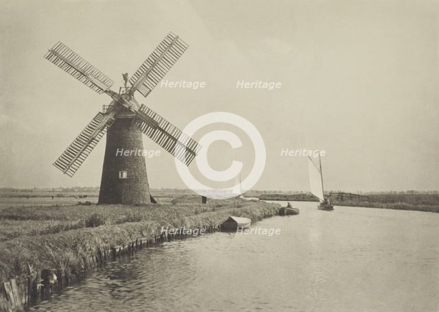 Potter Heigham, Norfolk Broads. From the album: Photograph album - England, 1920s. Creator: Harry Moult.