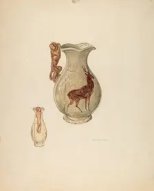 Pottery Vase, probably 1941. Creator: Stanley Mazur