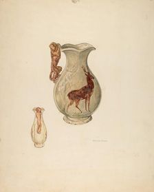 Pottery Vase, probably 1941. Creator: Stanley Mazur