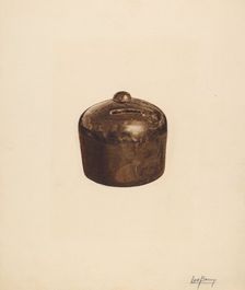 Pottery Bank, c. 1939. Creator: Lee Brown