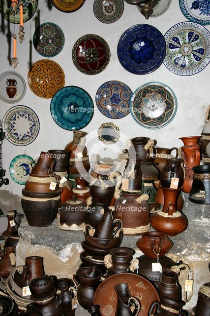 Pottery, Betancuria, Fuerteventura, Canary Islands. Creator: Peter Thompson.