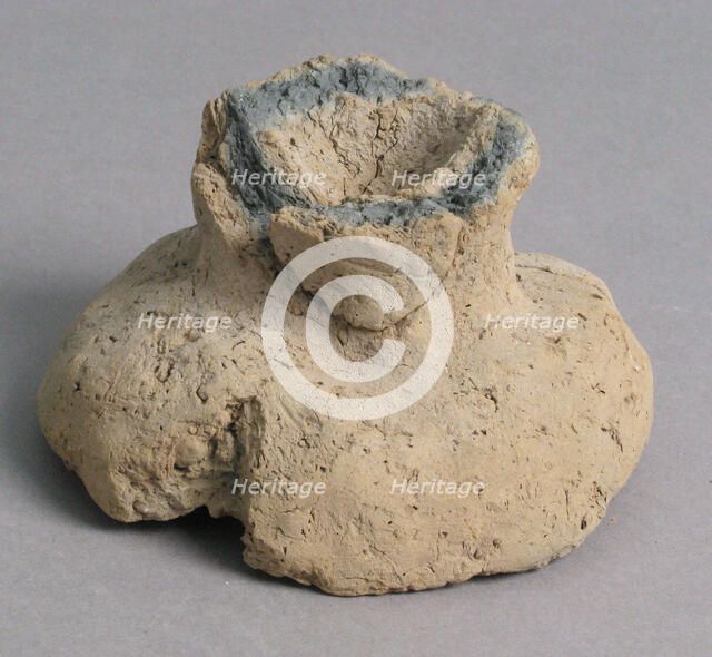 Pottery Fragment, Coptic, 4th-7th century. Creator: Unknown.
