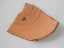 Pottery Fragment, Coptic, 4th-7th century. Creator: Unknown