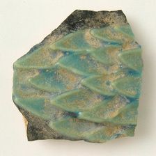 Pottery Fragment, Coptic, 4th-7th century. Creator: Unknown