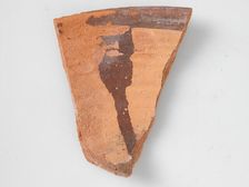 Pottery Fragment, Coptic, 4th-7th century. Creator: Unknown