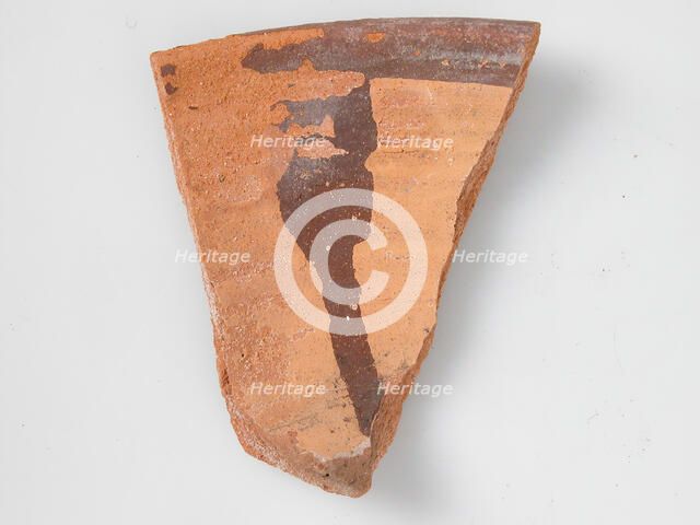 Pottery Fragment, Coptic, 4th-7th century. Creator: Unknown.