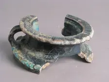 Pottery Fragment, Coptic, 4th-7th century. Creator: Unknown