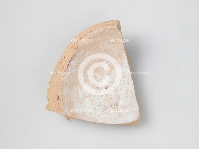 Pottery Fragment, Coptic, 4th-7th century. Creator: Unknown.