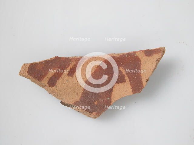 Pottery Fragment, Coptic, 4th-7th century. Creator: Unknown.