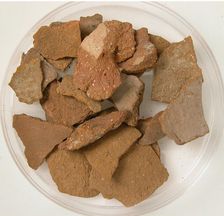 Pottery Fragments, Coptic, 4th-7th century. Creator: Unknown