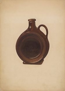 Pottery Jug, c. 1939. Creator: George C. Brown