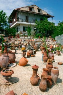 Pottery Karavomilos, Kefalonia, Greece. Creator: Peter Thompson