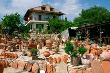 Pottery Karavomilos, Kefalonia, Greece. Creator: Peter Thompson