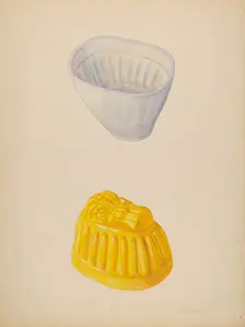 Pottery Molds, 1935/1942. Creator: Joseph Shapiro