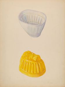Pottery Molds, 1935/1942. Creator: Joseph Shapiro