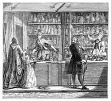 Pottery Shop, (1885)