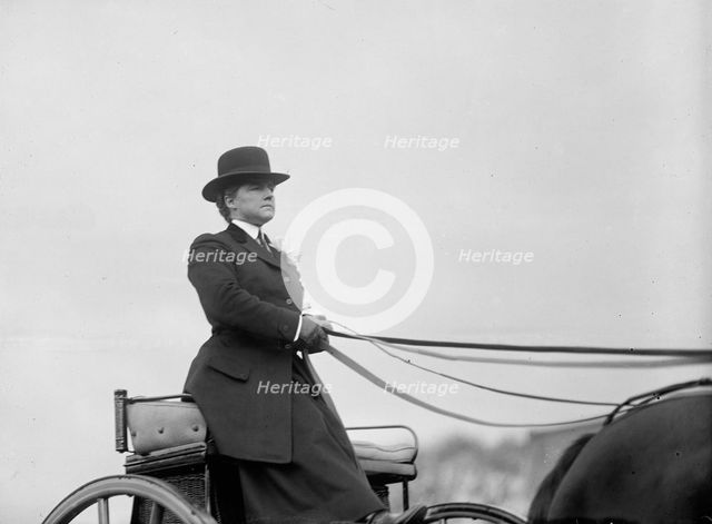 Potts, Mrs. Alan. Horse Show, 1910. Creator: Harris & Ewing.