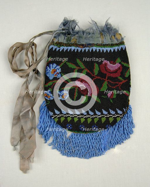Pouch, American, 1840-60. Creator: Unknown.