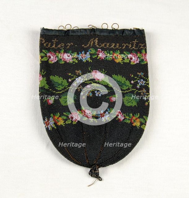 Pouch, American, 1840. Creator: Unknown.
