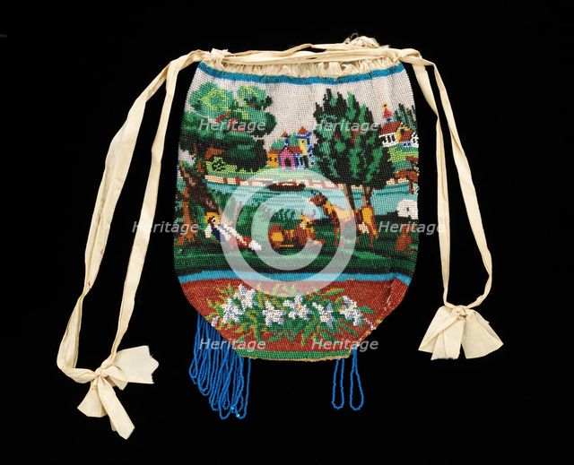 Pouch, American, 1820-40. Creator: Unknown.