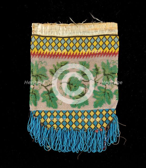 Pouch, American, 1830-60. Creator: Unknown.