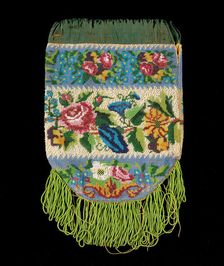 Pouch, American, 1830-60. Creator: Unknown