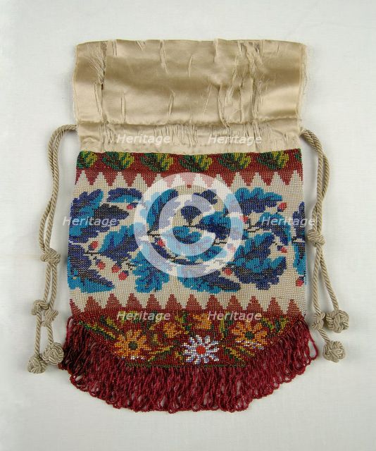 Pouch, American, 1830-60. Creator: Unknown.