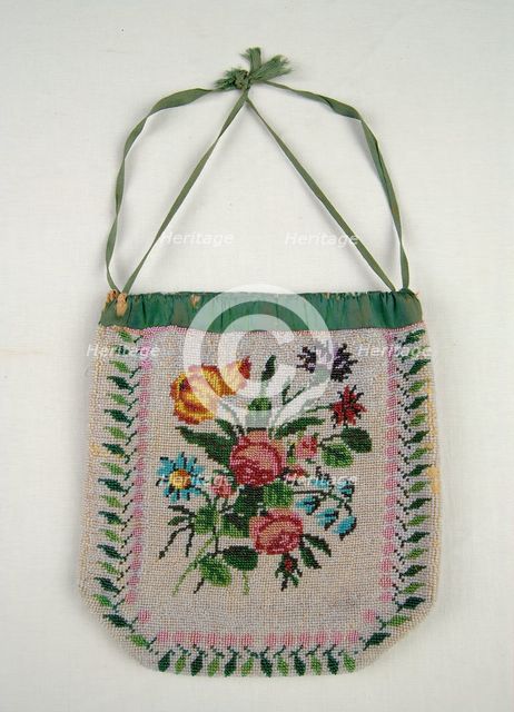 Pouch, American, 1830-60. Creator: Unknown.