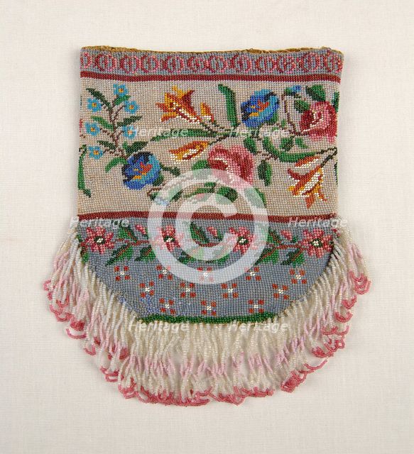 Pouch, American, 1830-60. Creator: Unknown.