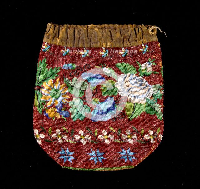 Pouch, American, 1830-60. Creator: Unknown.