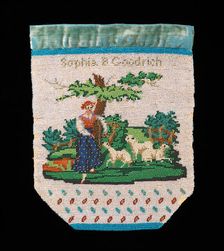 Pouch, American, 1836. Creator: Unknown