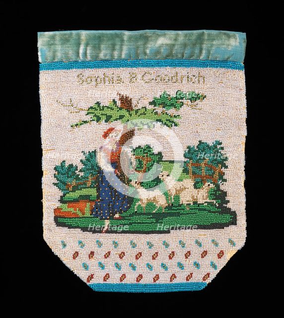 Pouch, American, 1836. Creator: Unknown.