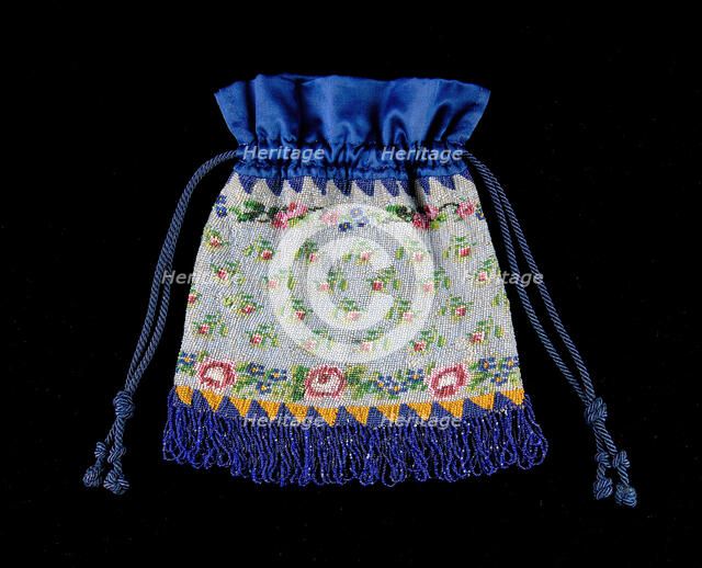 Pouch, American, third quarter 19th century. Creator: Unknown.