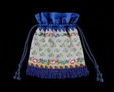 Pouch, American, third quarter 19th century. Creator: Unknown