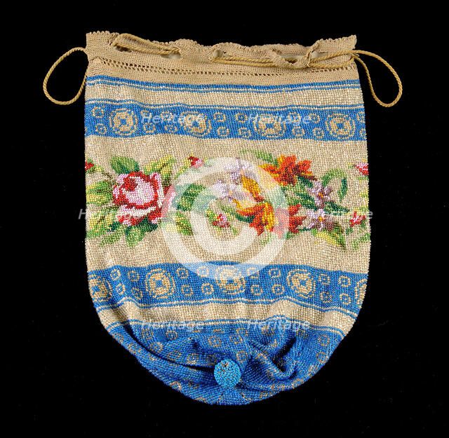 Pouch, American, third quarter 19th century. Creator: Unknown.