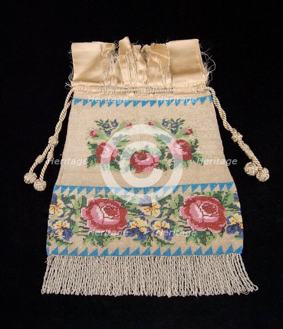 Pouch, German, third quarter 19th century. Creator: Unknown.