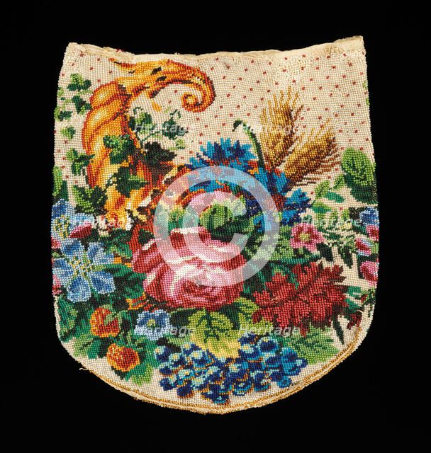 Pouch, Mexican, 1830-60. Creator: Unknown.