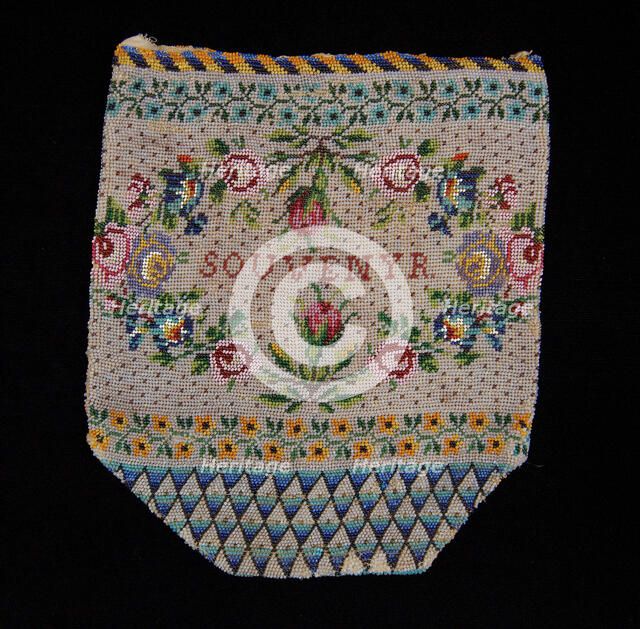 Pouch, Mexican, 1830-60. Creator: Unknown.