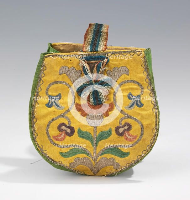 Pouch, Russian, 1730-60. Creator: Unknown.