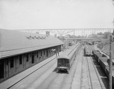 Poughkeepsie Station, between 1880 and 1897. Creator: William H. Jackson